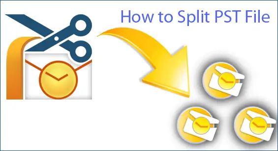 It is an image to split PST files into smaller partd